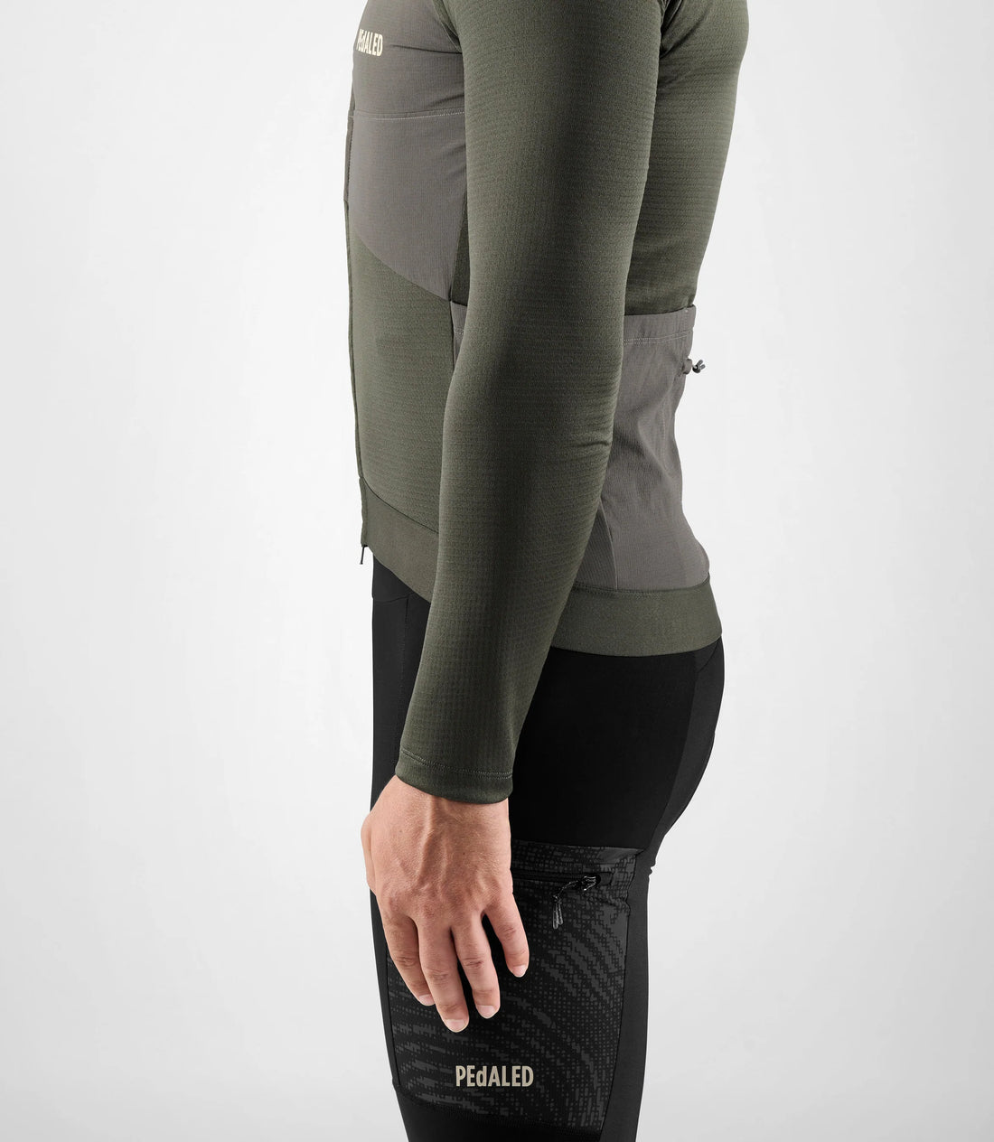 Pedaled Odyssey Windblock Merino Long Sleeve Jersey Radtrikot langarm Grey Ink