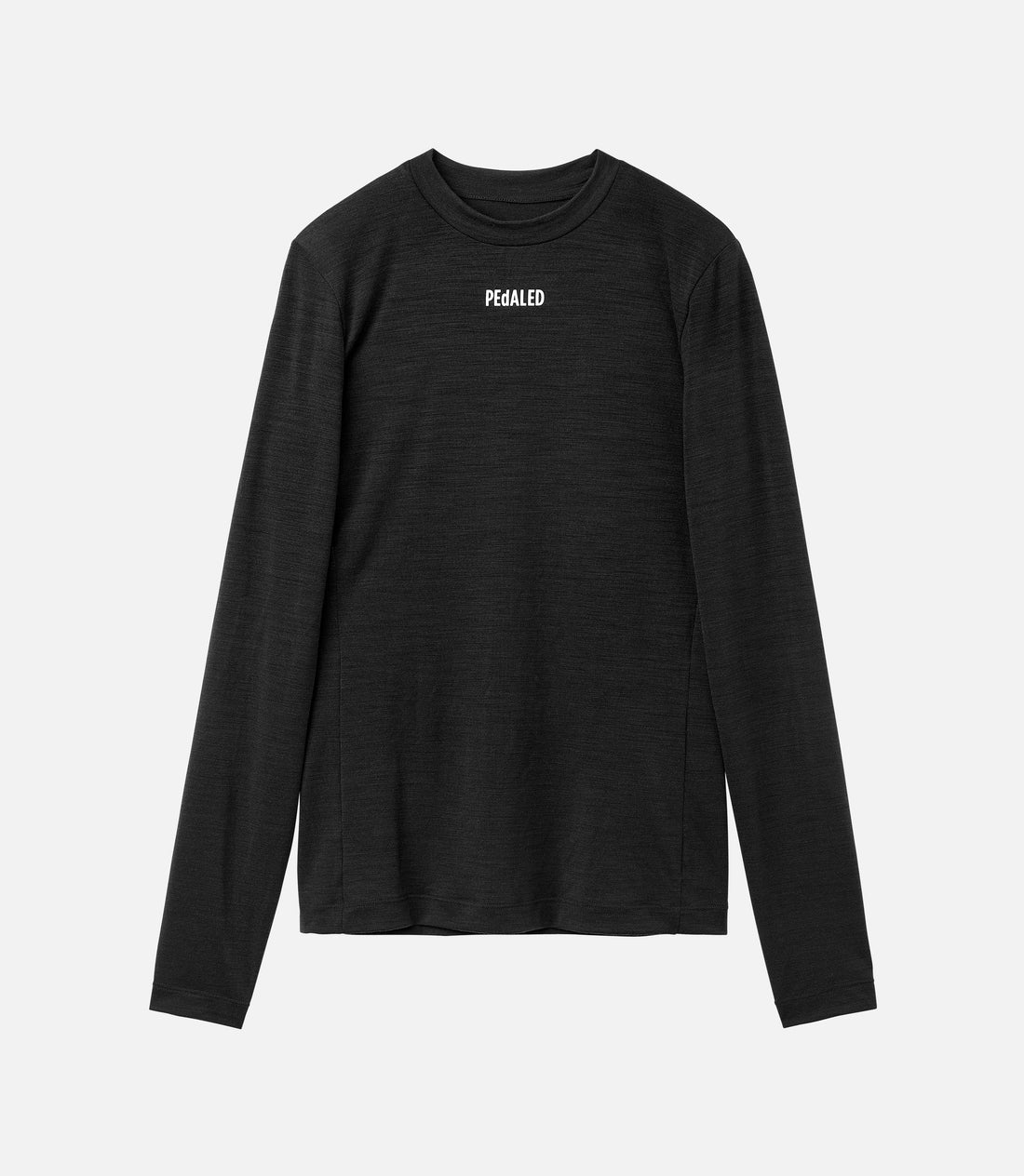Pedaled Element Merino Base Layer Radunterhemd langarm Black