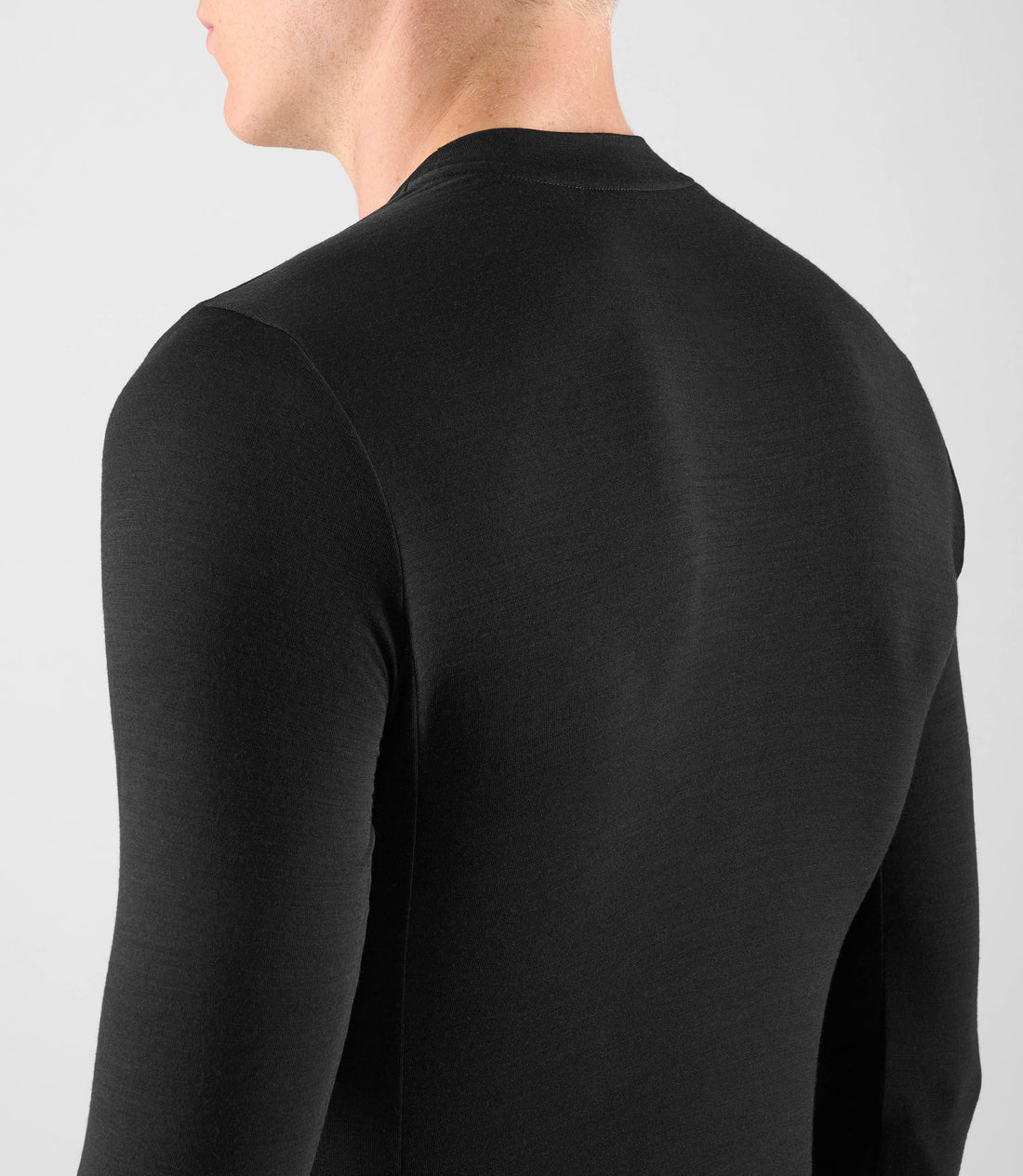 Pedaled Element Merino Base Layer Radunterhemd langarm Black