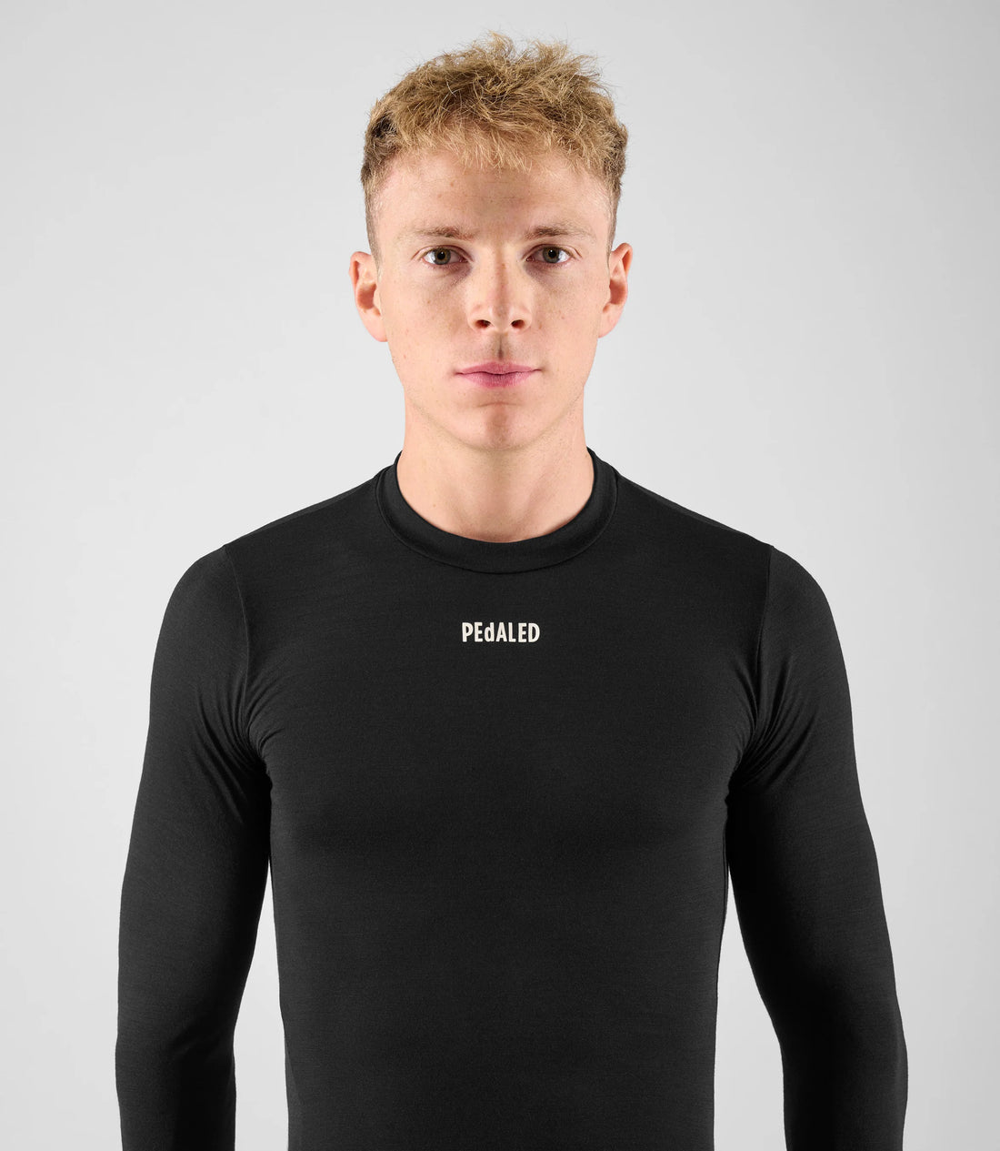 Pedaled Element Merino Base Layer Radunterhemd langarm Black