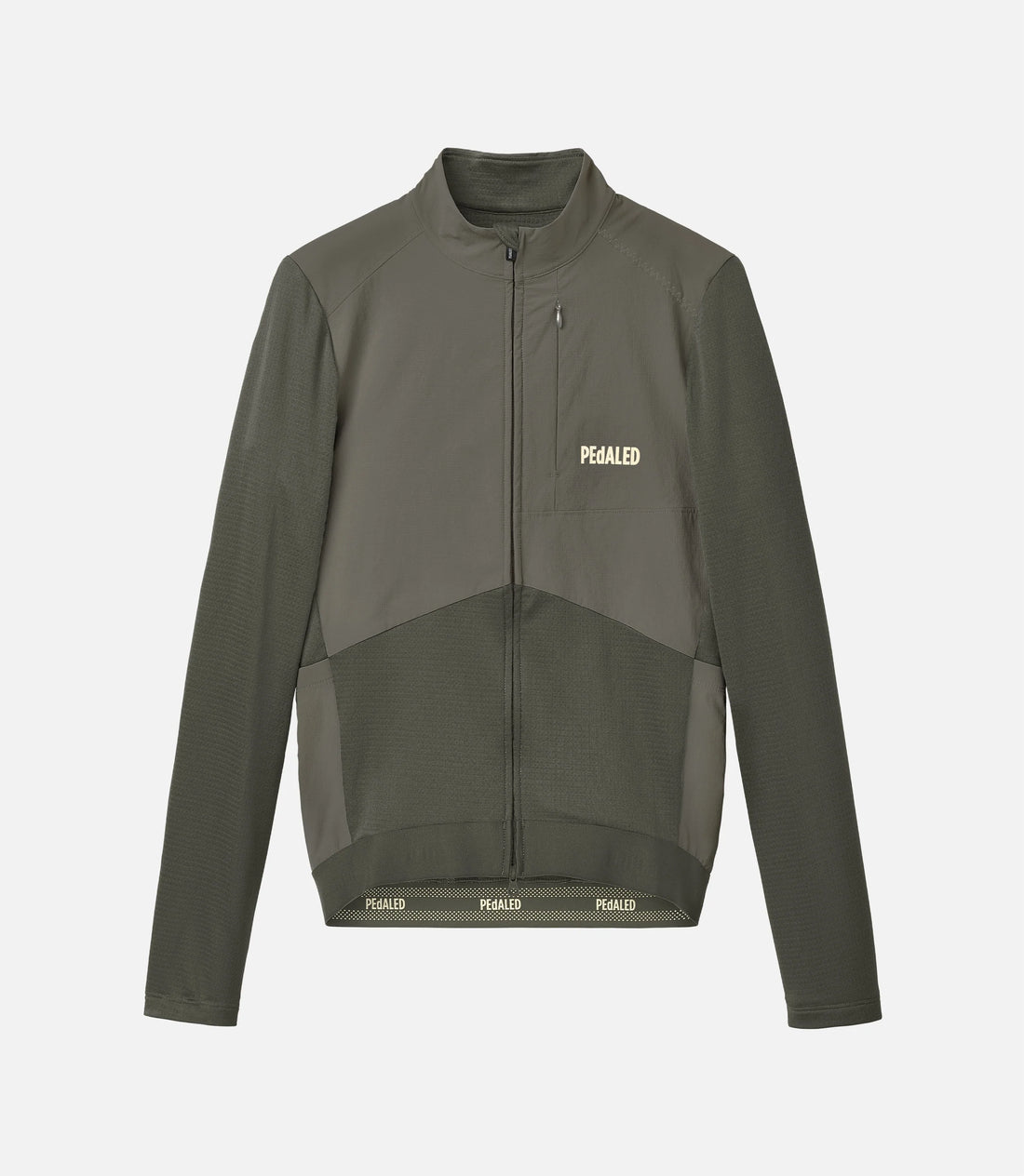 Pedaled Odyssey Windblock Merino Long Sleeve Jersey Radtrikot langarm Grey Ink