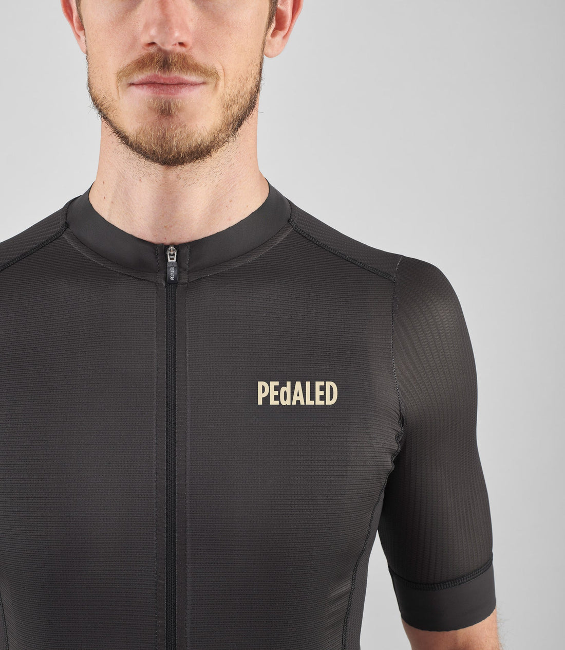 Pedaled Element Mesh Jersey Radtrikot Charcoal Gray