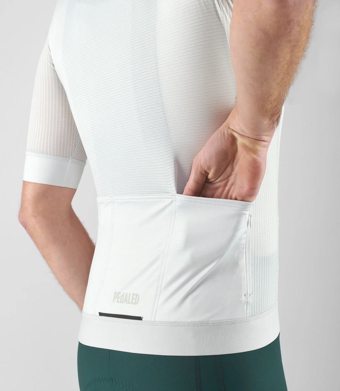 Pedaled Element Mesh Jersey Radtrikot Light Grey