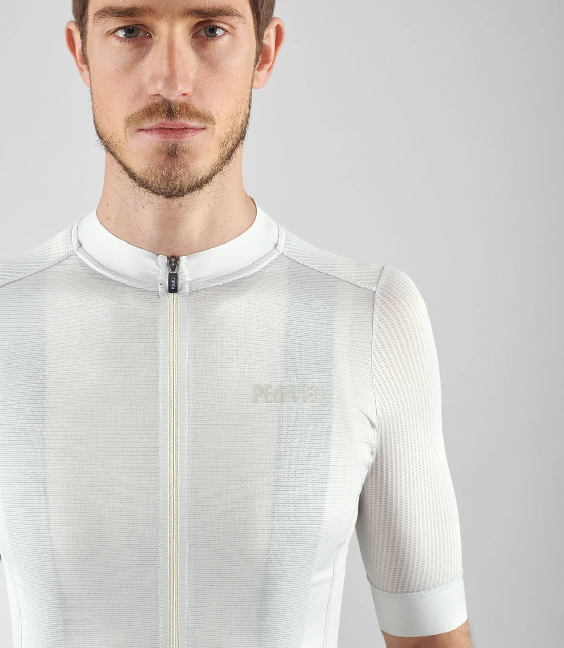 Pedaled Element Mesh Jersey Radtrikot Light Grey