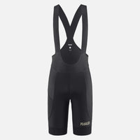 Pedaled Element Thermo Bib Shorts gebürstete kurze Trägerhose Black