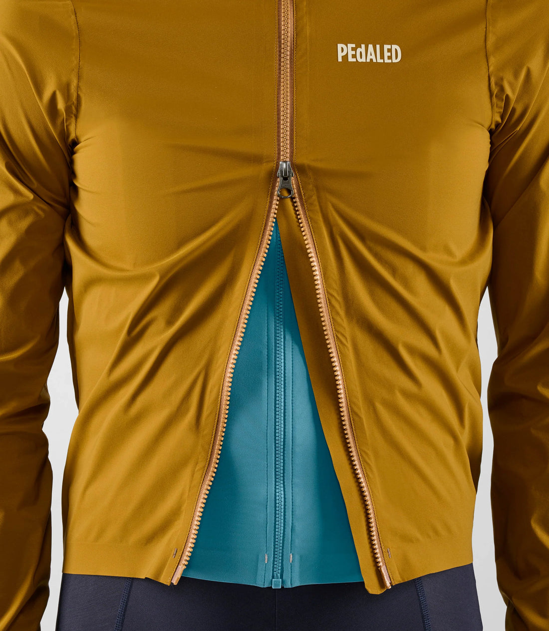 Pedaled Element Waterproof Jacket Regen Fahrradjacke Mustard