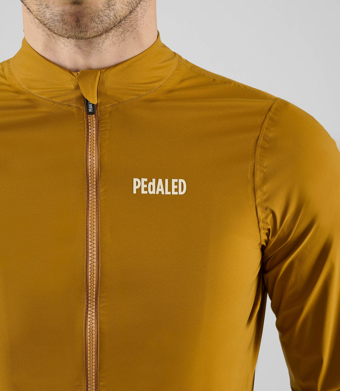 Pedaled Element Waterproof Jacket Regen Fahrradjacke Mustard