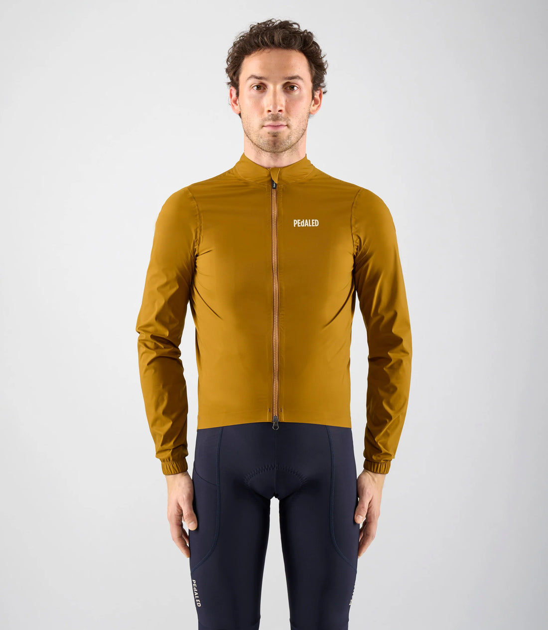 Pedaled Element Waterproof Jacket Regen Fahrradjacke Mustard