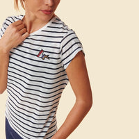 Café du Cycliste Betty Women's Superlight Jersey Radtrikot Mariniere