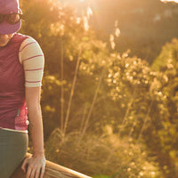 Café du Cycliste Petra Women's Superlight Gilet Windweste Fuchsia