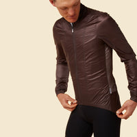 Café du Cycliste Petra Men's Superlight Windjacket Radjacke Cocoa