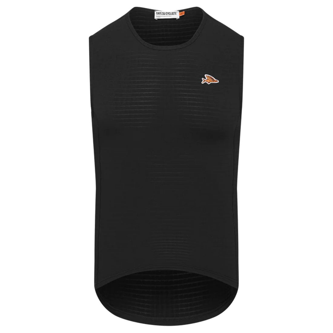 Café du Cycliste Coline Men's Three Season Base Layer Radunterhemd ärmellos Black
