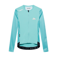 Café du Cycliste Roxane Women's Superlight Long Sleeve Cycling Jersey Radtrikot Riviera Blue