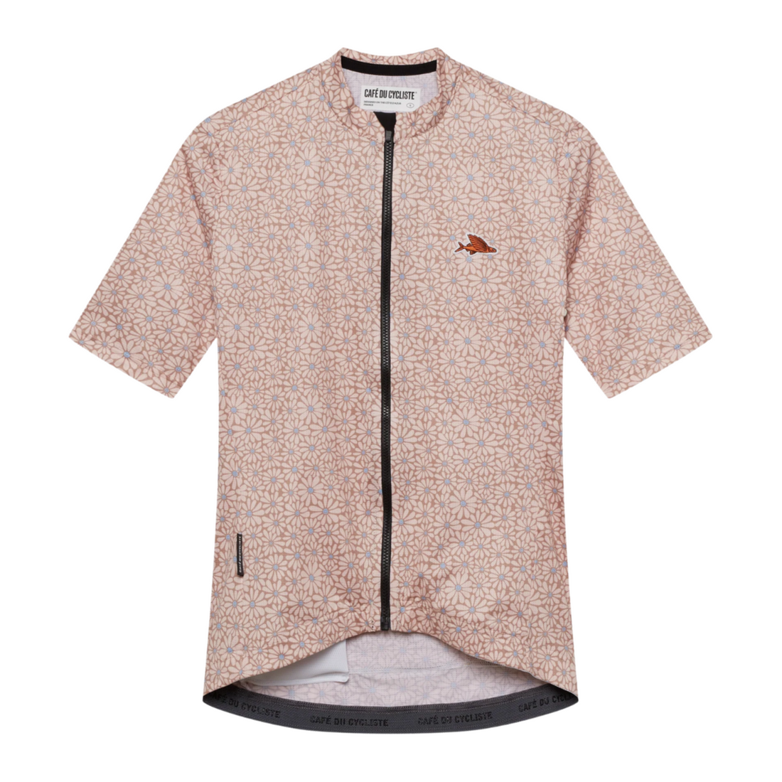 Café du Cycliste Fleurette V2 Women's Lightweight Cycling Jersey Radtrikot Raisy Rosa