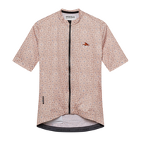 Café du Cycliste Fleurette V2 Women's Lightweight Cycling Jersey Radtrikot Raisy Rosa