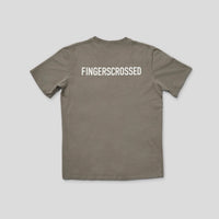 Fingerscrossed Tee Classic Logo Unisex T-Shirt FINGERSCROSSED Olive