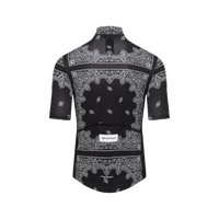 Maglia da ciclismo ultraleggera da uomo Café du Cycliste Angeline nera verde