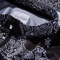 Maglia da ciclismo ultraleggera da uomo Café du Cycliste Angeline nera verde