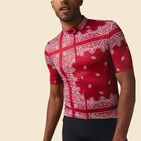 Café du Cycliste Tiphany Men's Superlight Atelier Jersey Radtrikot Red