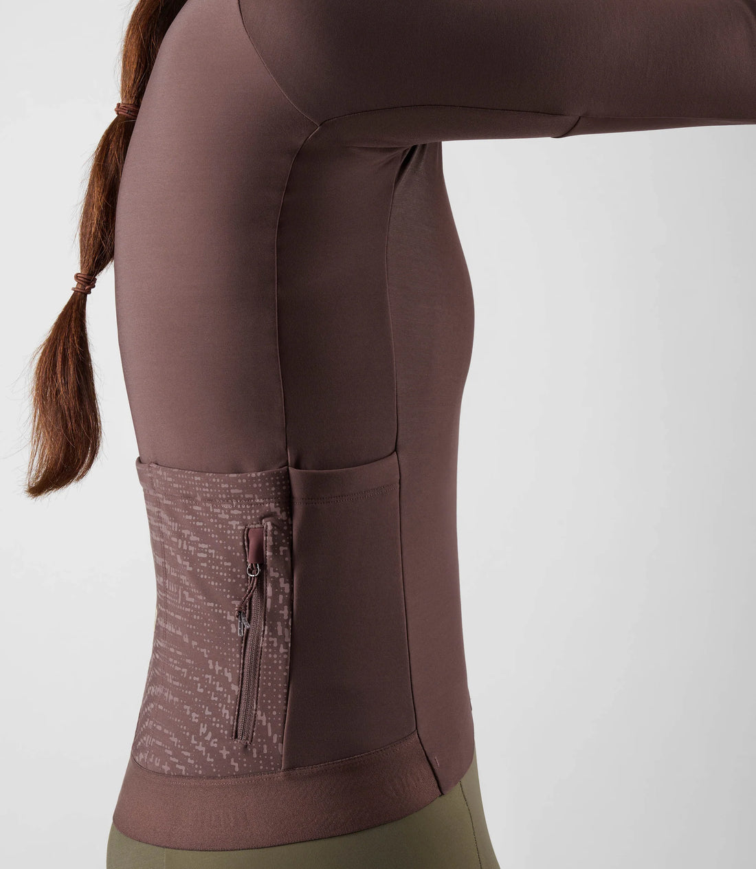 Pedaled Odyssey Women's Long Sleeve Jersey Radtrikot langarm Brown