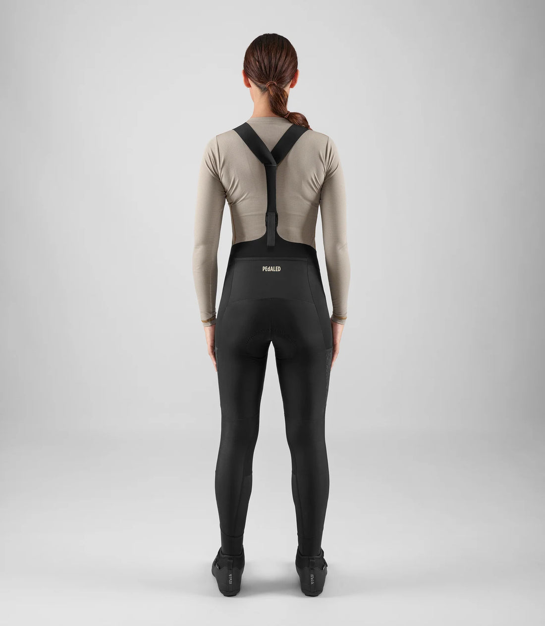 Pedaled Odyssey Women's Tight Thermo Trägerhose Black Green