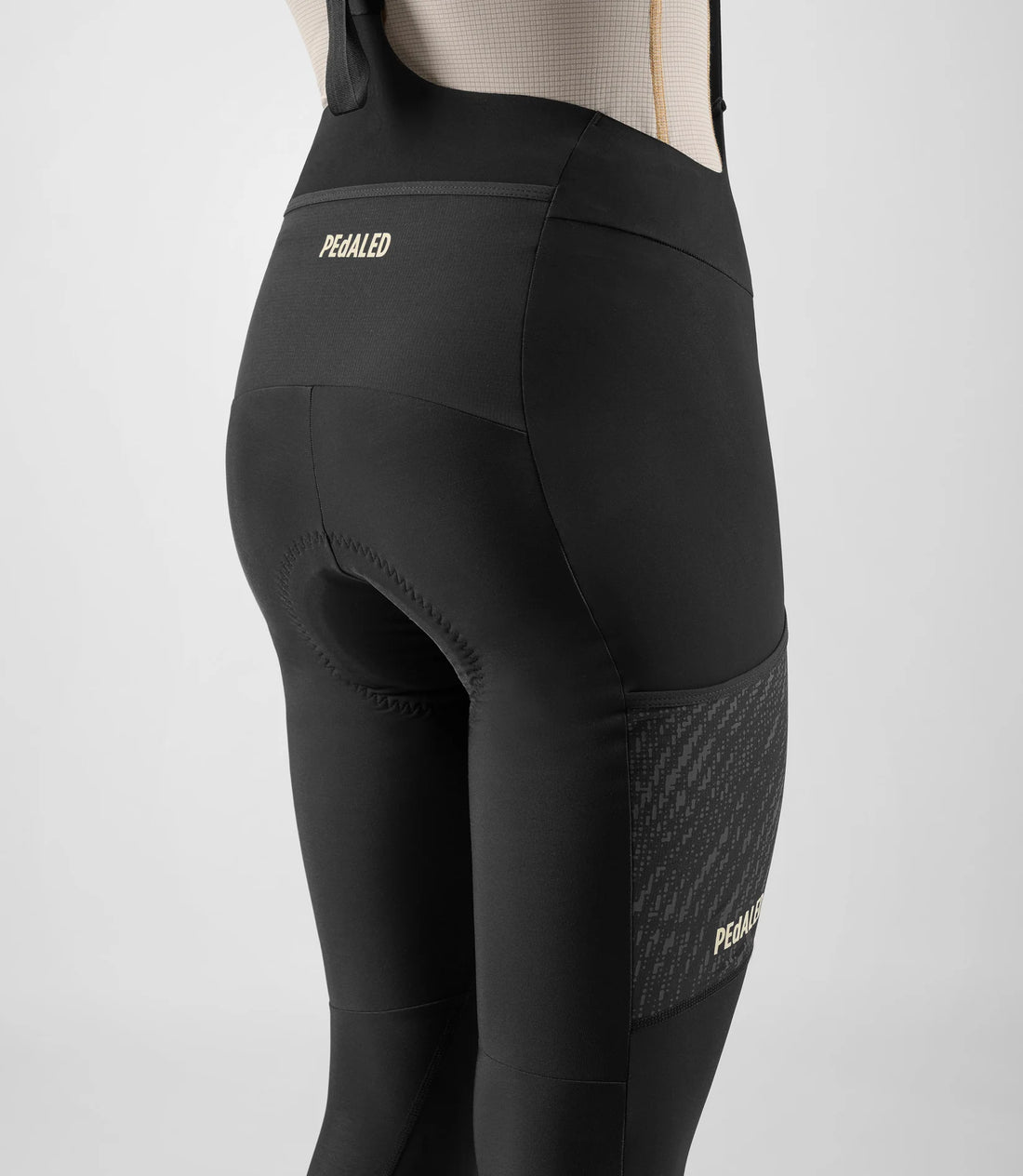 Pedaled Odyssey Women's Tight Thermo Trägerhose Black Green