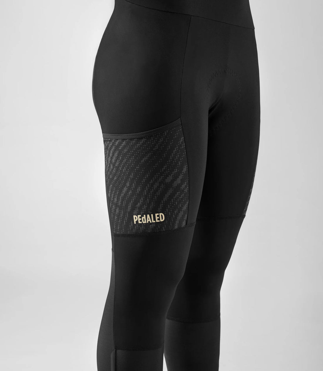 Pedaled Odyssey Women's Tight Thermo Trägerhose Black Green
