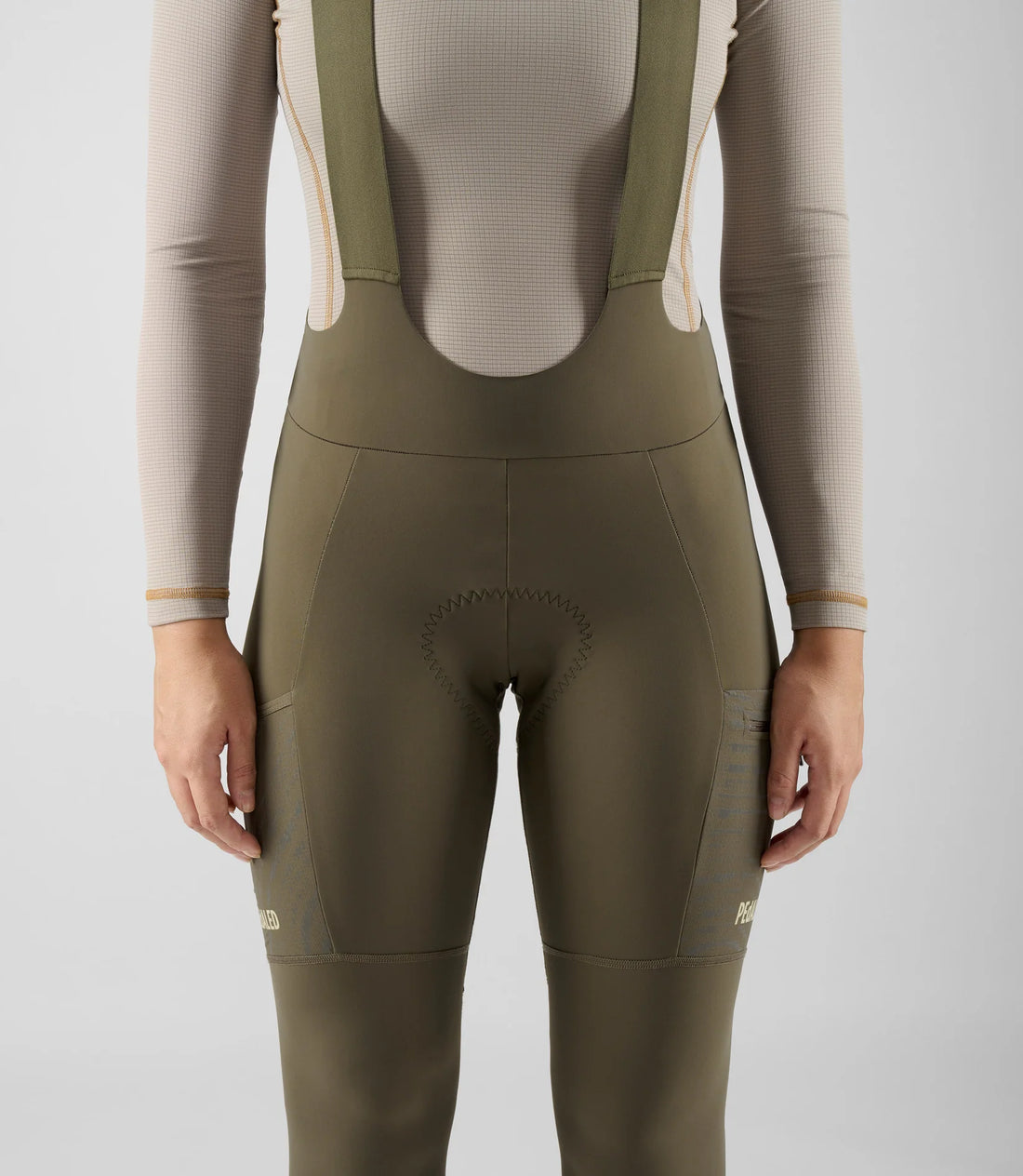 Pedaled Odyssey Women's Tight Thermo Trägerhose Military Green