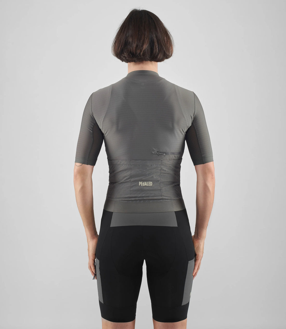 Pedaled Odyssey Women's Jersey Radtrikot Dark Grey