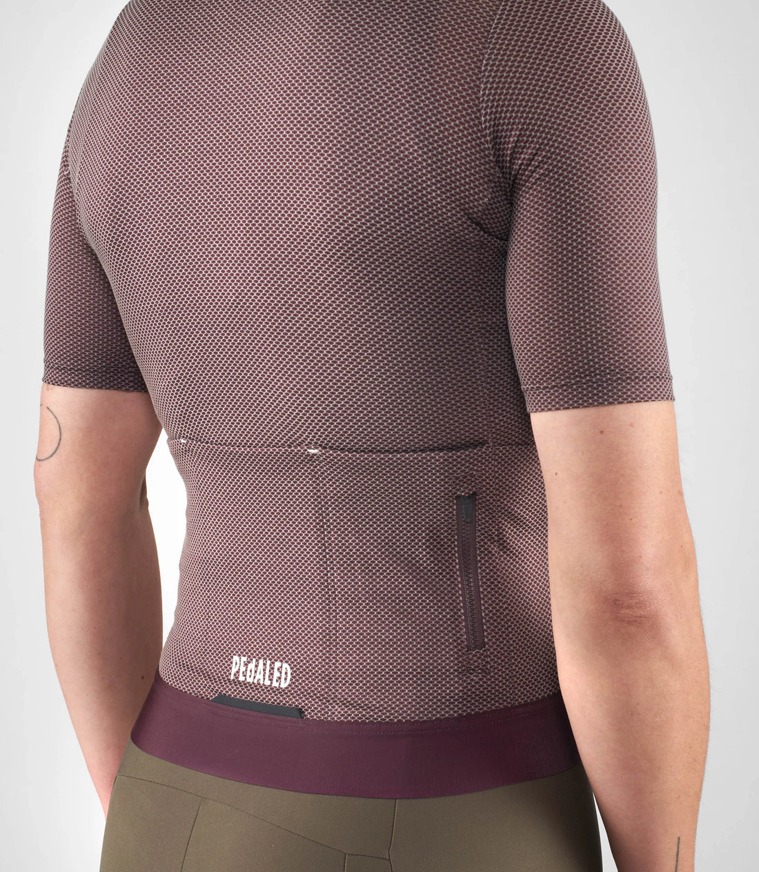 Pedaled Women's Odyssey Delta Jersey Radtrikot Burgundy