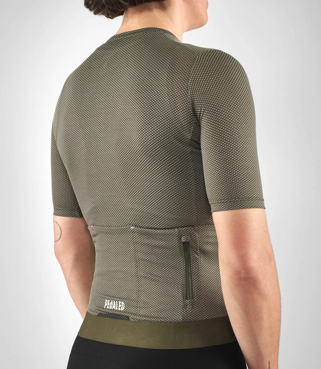 Pedaled Women's Odyssey Delta Jersey Radtrikot Military Green