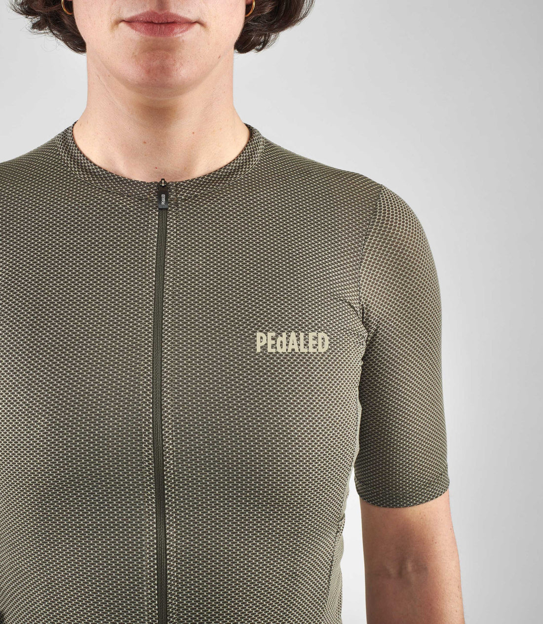 Pedaled Women's Odyssey Delta Jersey Radtrikot Military Green
