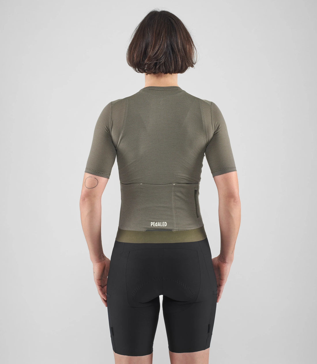 Pedaled Women's Odyssey Delta Jersey Radtrikot Military Green