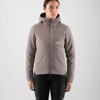 Pedaled Women's Odyssey Insulated Hooded Jacket Winter Fahrradjacke Grey