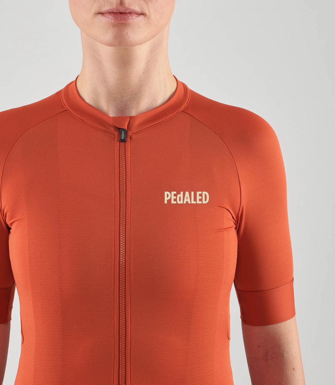 Pedaled Element Lightweight Women's Jersey Radtrikot Brick Red