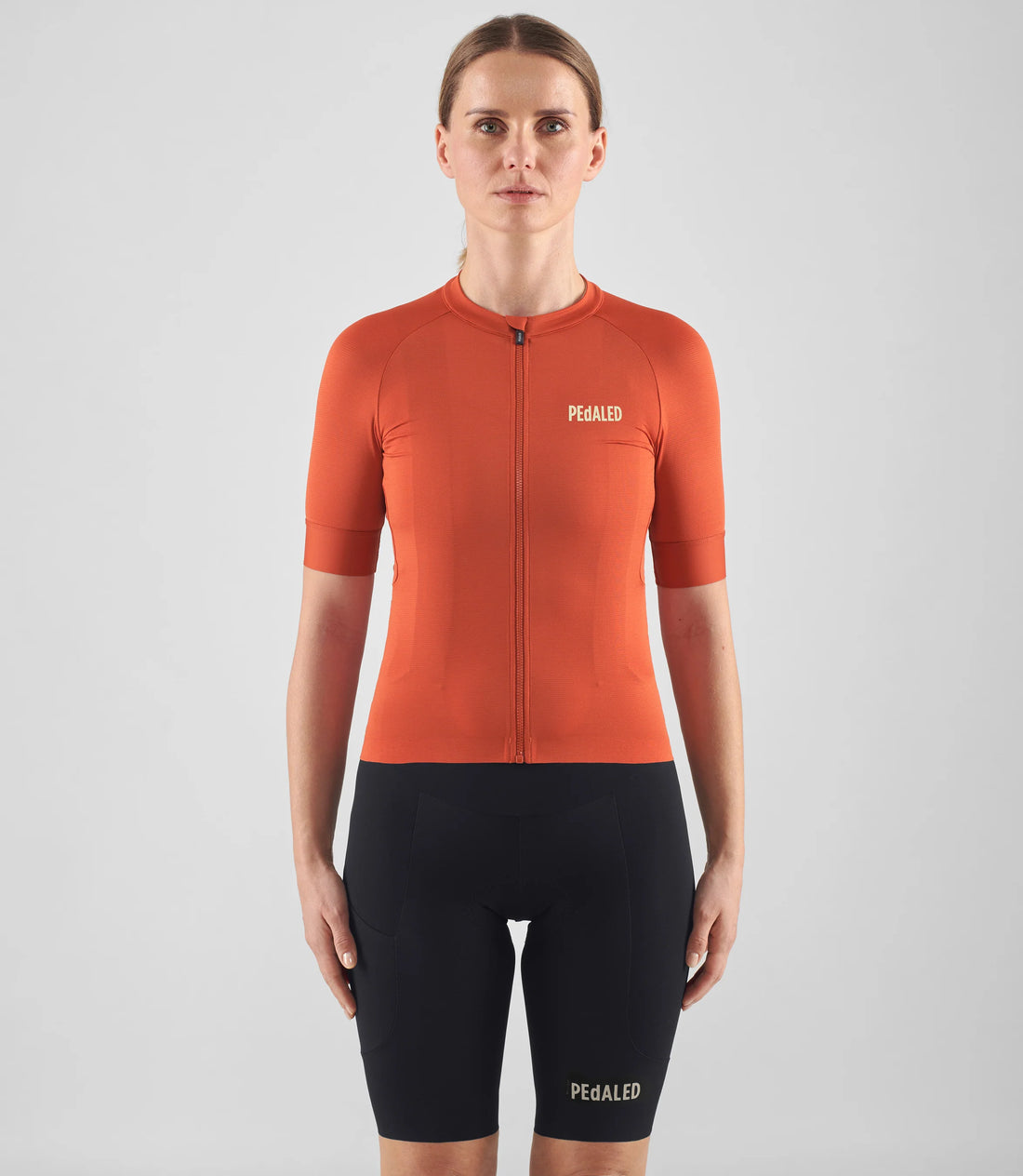 Pedaled Element Lightweight Women's Jersey Radtrikot Brick Red