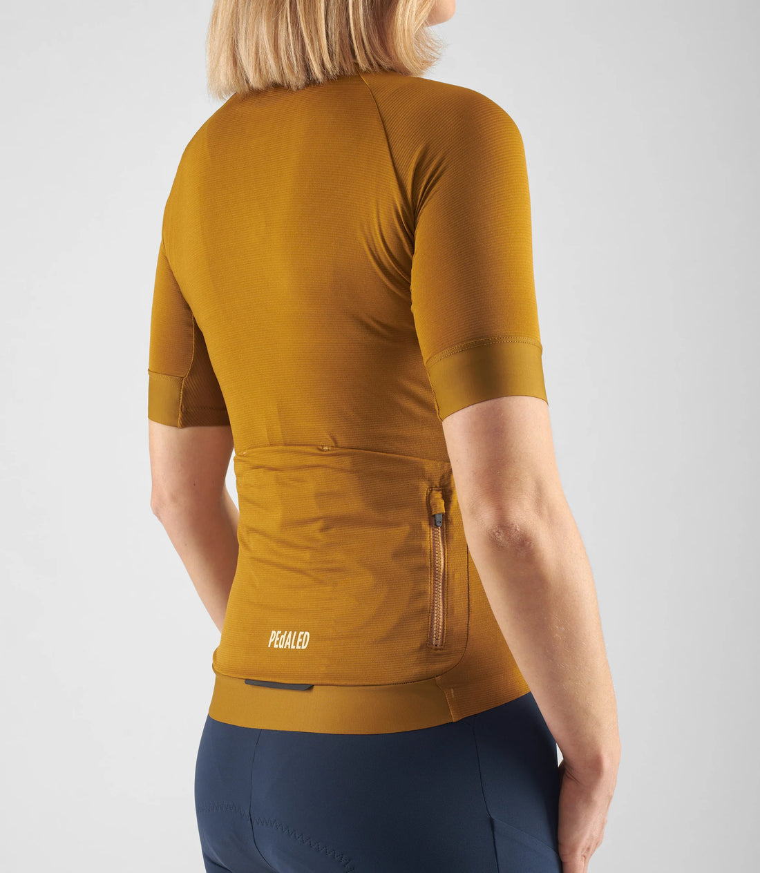 Pedaled Element Lightweight Women's Jersey Radtrikot Mustard