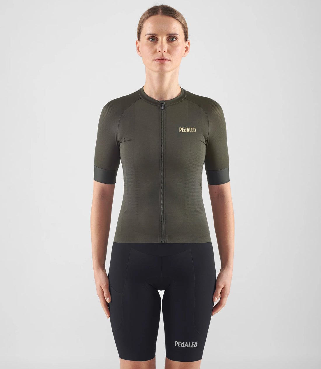 Pedaled Element Lightweight Women's Jersey Radtrikot Dark Grey