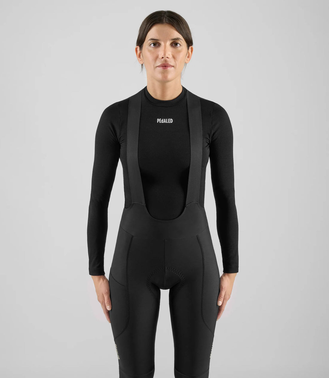 Pedaled Element Merino Wome's Base Layer Radunterhemd langarm Black