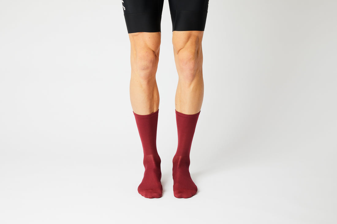 Fingercrossed Classics Socks Chaussettes de vélo Merlot