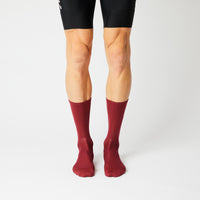 Calzini Classici Incrociati con le dita Calzini da ciclismo Merlot