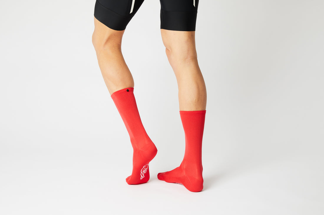 Fingercrossed Classics Socks Chaussettes cyclistes Flame Rouge