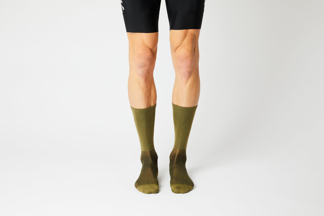 Fingercrossed Classics Socks Chaussettes de vélo olive