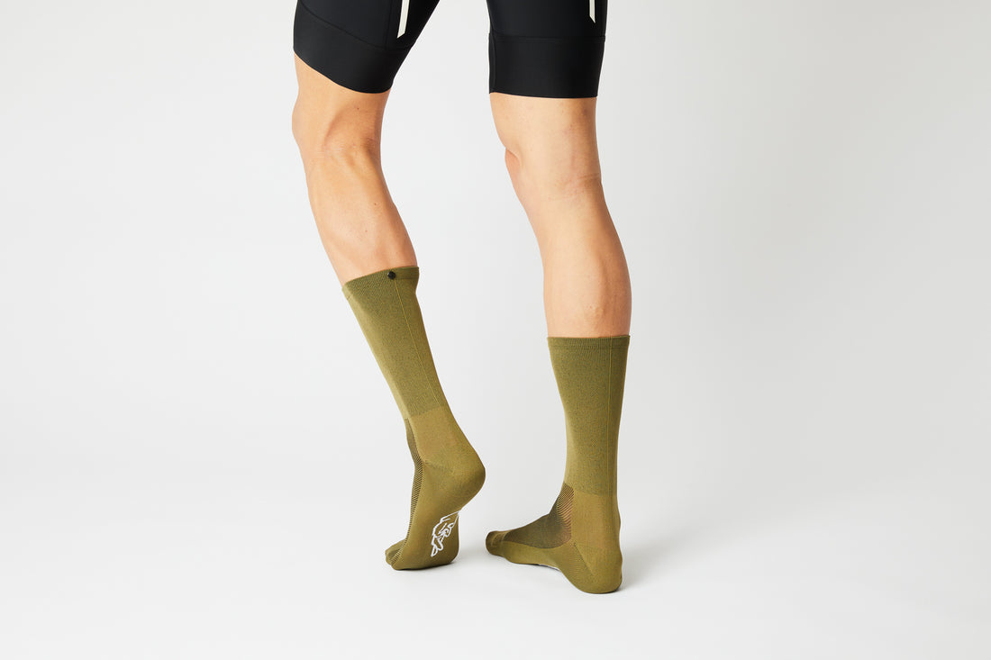 Fingercrossed Classics Socks Chaussettes de vélo olive