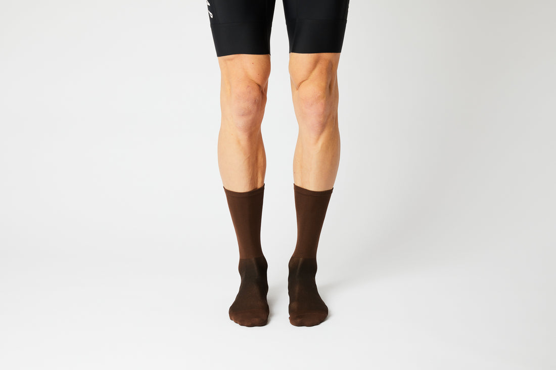Fingercrossed Classics Socks Chaussettes Cyclisme Chocolat