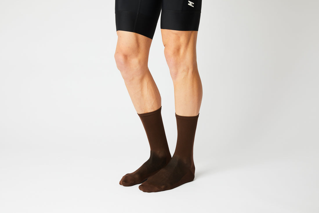 Fingercrossed Classics Socks Chaussettes Cyclisme Chocolat