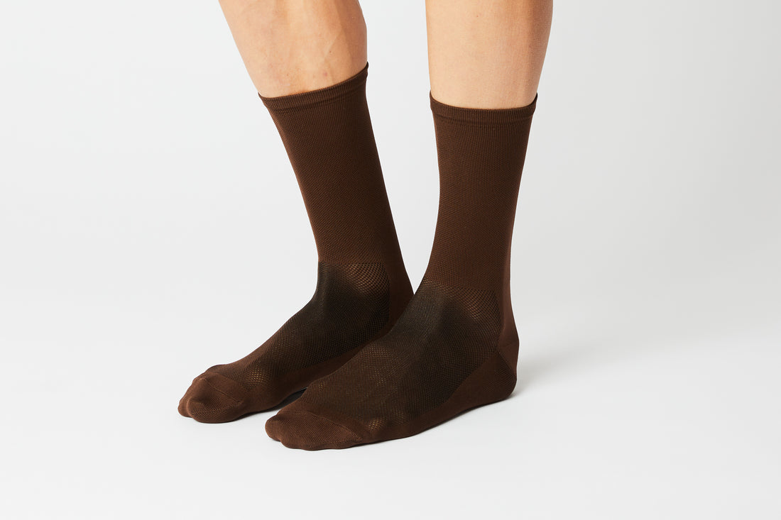 Fingercrossed Classics Socks Chaussettes Cyclisme Chocolat
