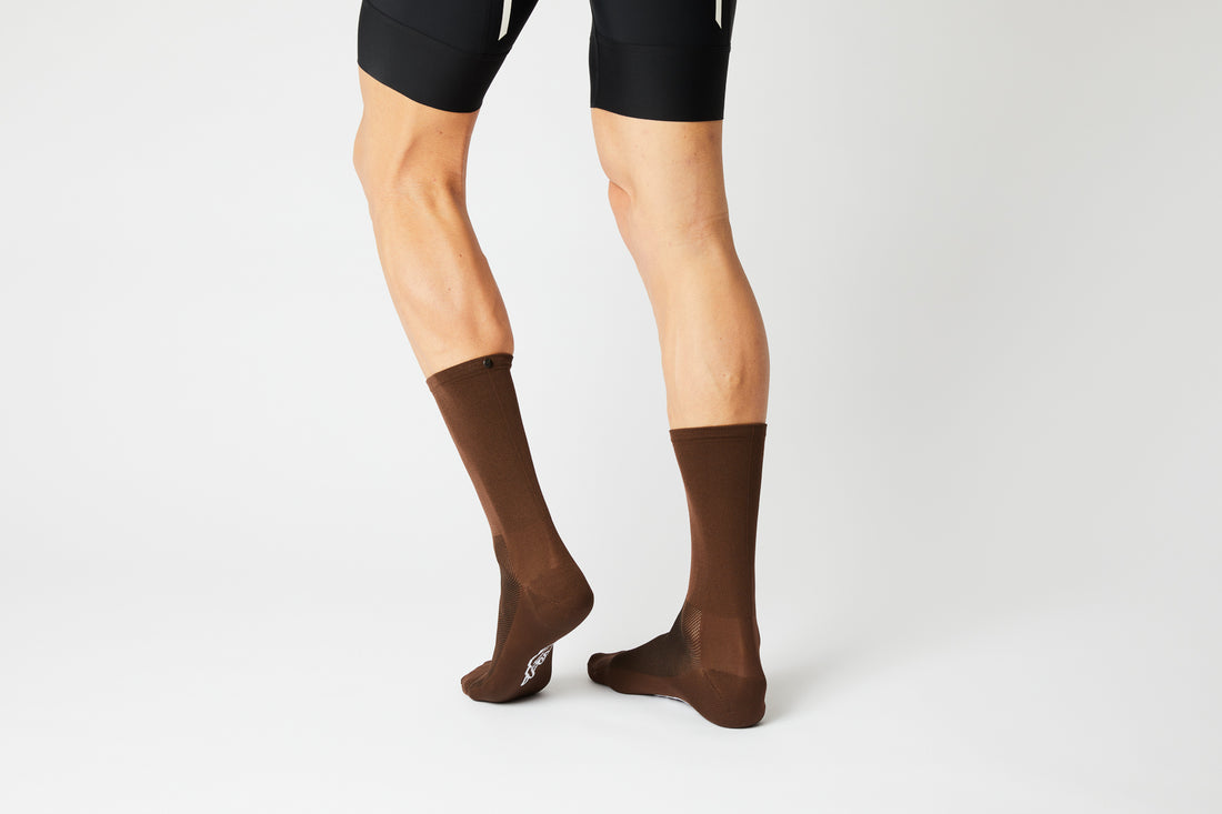 Fingercrossed Classics Socks Chaussettes Cyclisme Chocolat