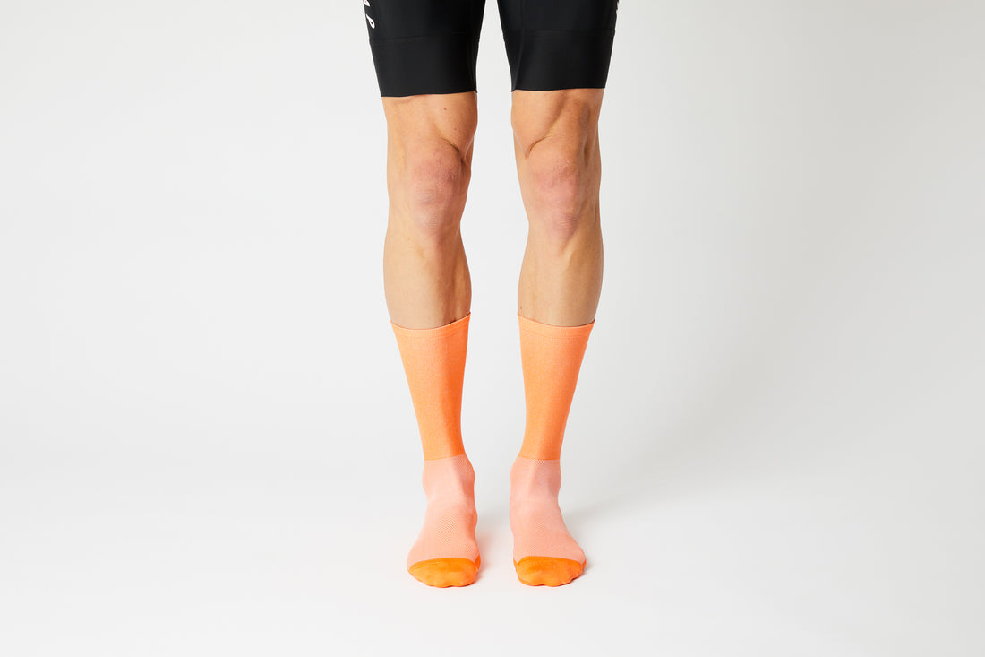 Fingercrossed Classics Socks Chaussettes cyclistes mandarine