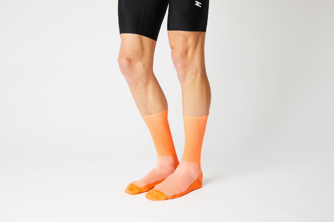 Fingercrossed Classics Socks Chaussettes cyclistes mandarine